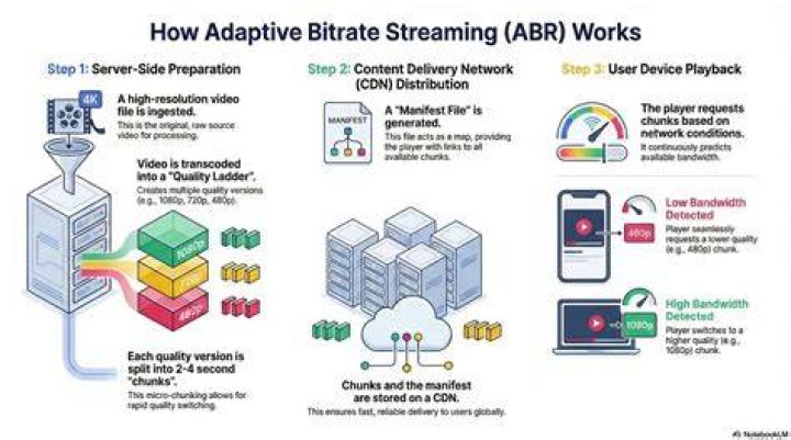 Adaptive bitrate and quality switching can reduce buffering loops