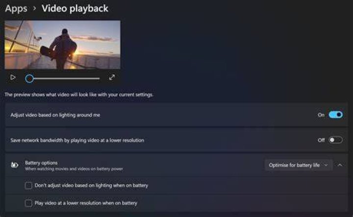 Browser media playback settings update disable extensions video fix