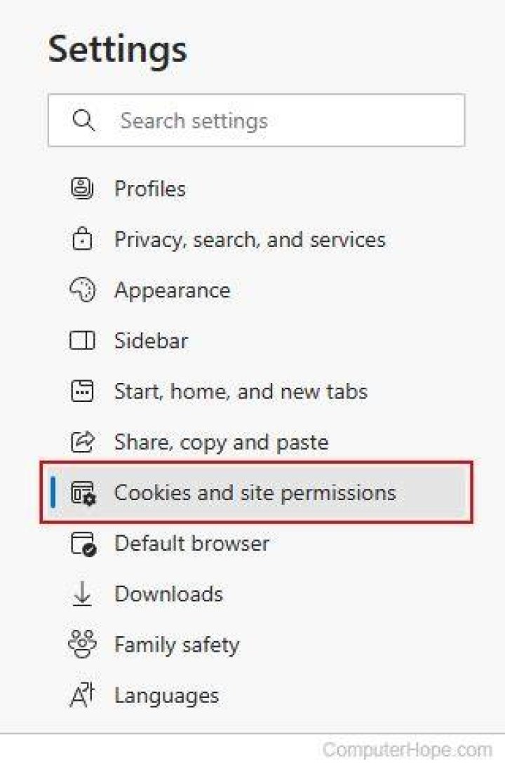 Browser privacy settings, cookies, permissions, and MFA