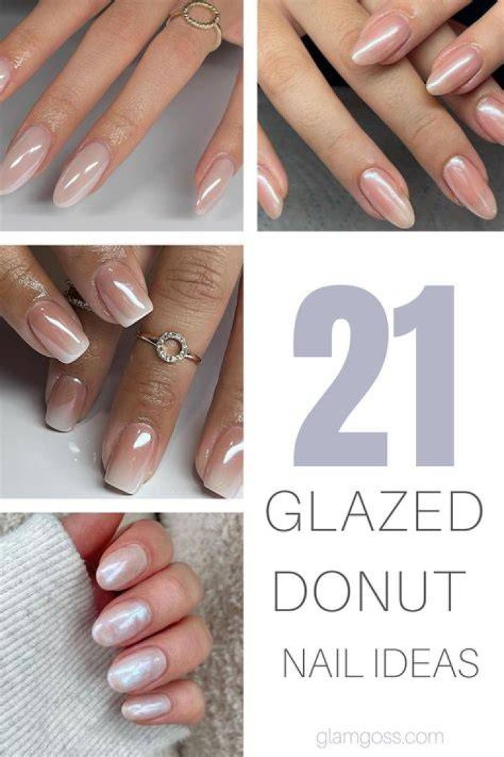 Glazed Donut Jelly Sheer Gloss Nails 2026