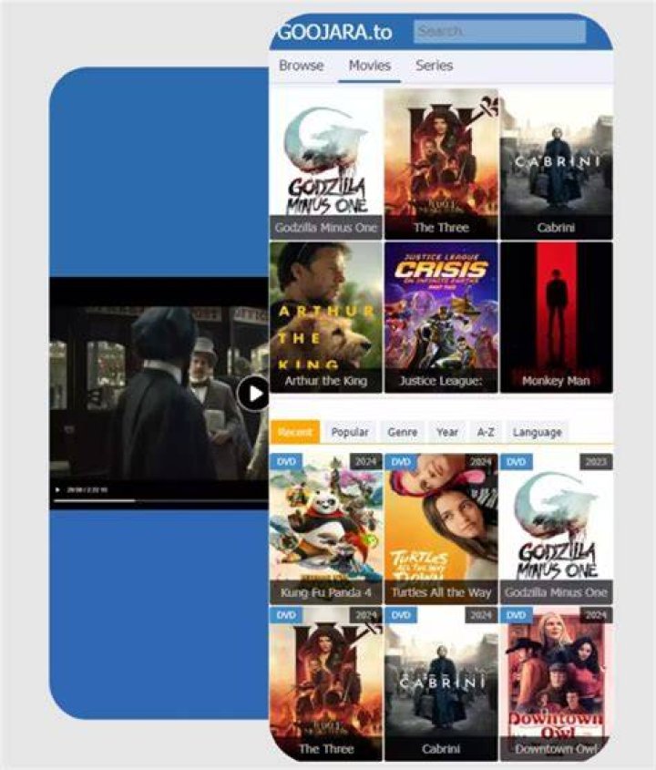 goojara: Online Streaming Platform for Movies, TV Shows, and Anime