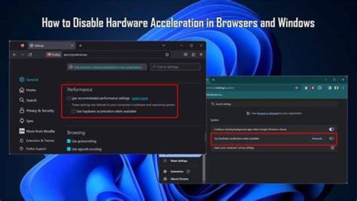 Troubleshooting black screen streaming playback with hardware acceleration changes