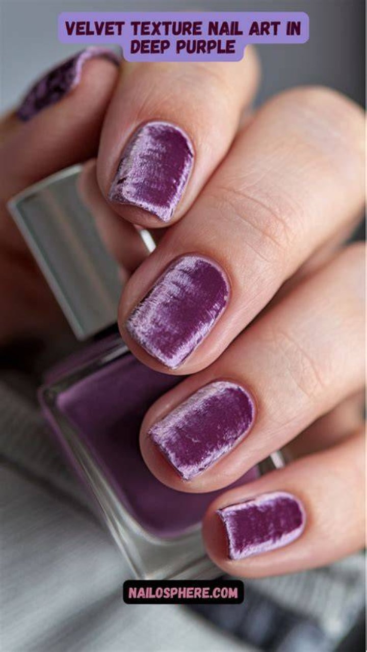 Velvet Texture Nails Matte Plush 2026